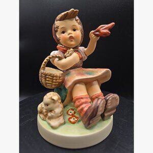 Vintage Hummel Goebel #65 "Farewell" 5" TMK - 7 MINT FINAL ISSUE w/ Medallion